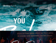 Tablet Screenshot of destinychurch.me