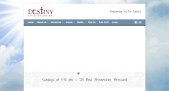 Desktop Screenshot of destinychurch.ca